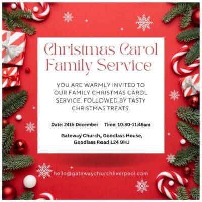 Carol service Sunday 24/12/23 10:30am